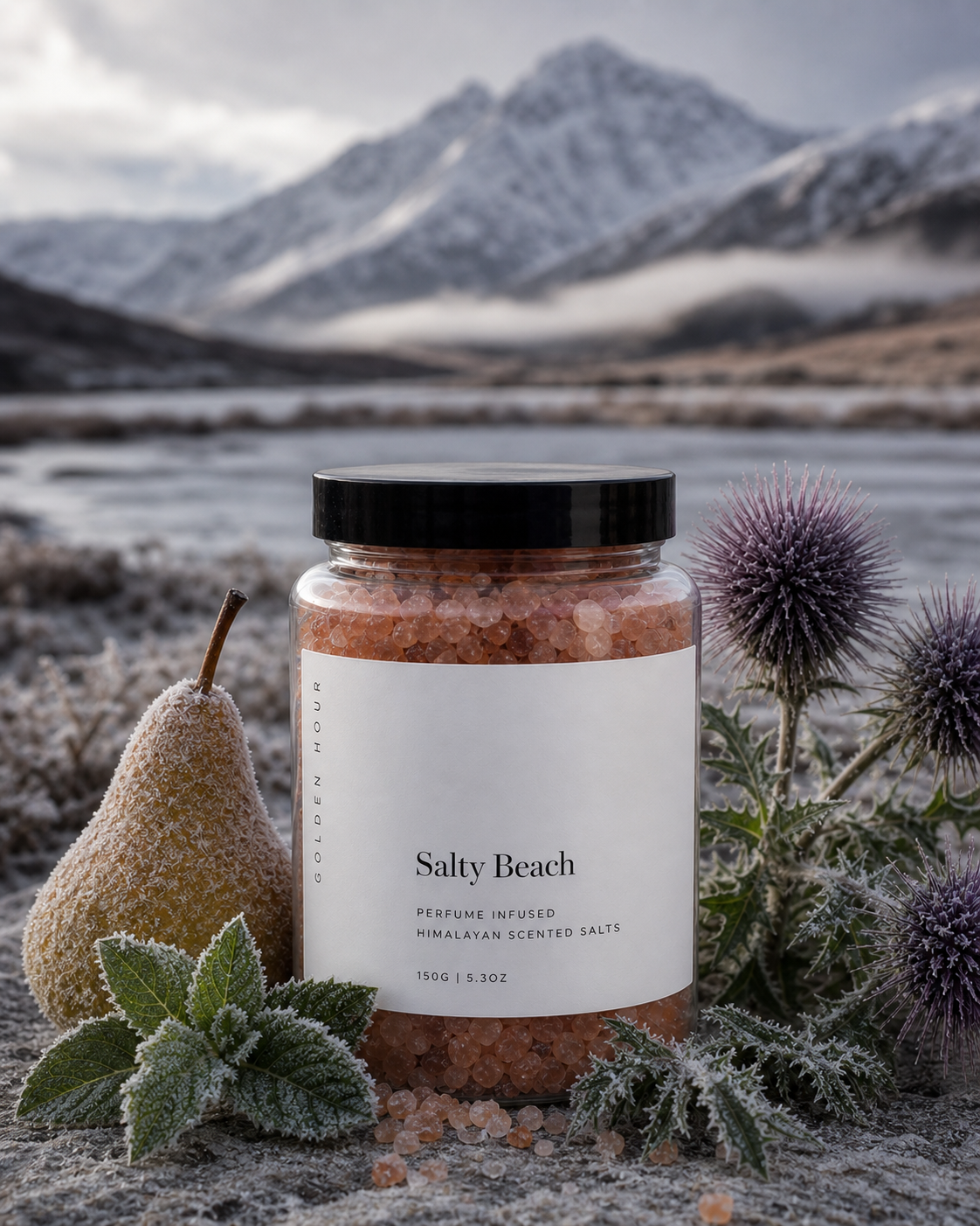 Golden Hour Himalayan scented salts