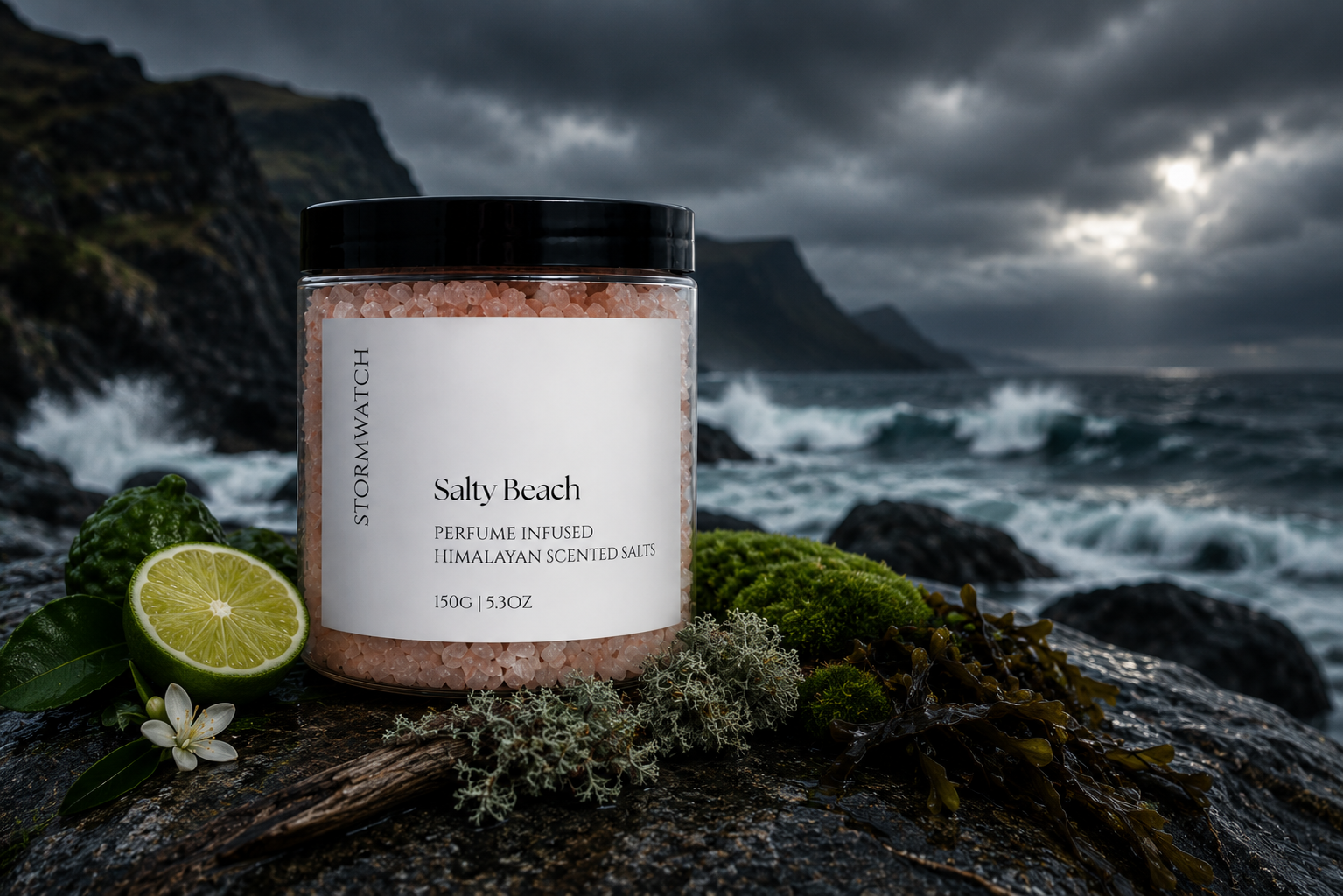 Stormwatch next Salty Beach scent