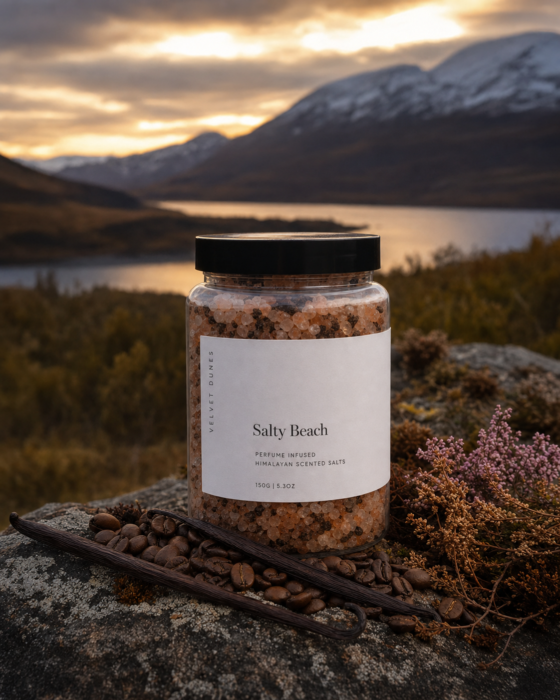 Velvet Dunes jar in the Scottish Highlands